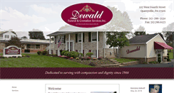 Desktop Screenshot of dewalds.com